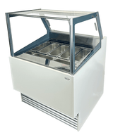 Schepijsvitrine KOMODO | 189L | 6x 5L | -16°C/-18°C | Geforceerd | 910x880x1300(h)mm