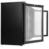 Barkoeler Glasdeuren | Zwart | 305L | +2°C/+10°C | Geforceerd | 1434x520x860(h)mm