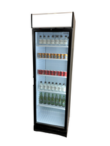Drankenkoeling Wit | 382L | Glasdeur | +4°C/+10°C | Statisch + Ventilator | 595x650x2000(h)mm