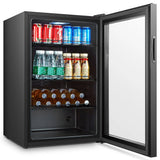 Combisteel Drankenkoeling | Zwart | 150L | 1 Glasdeur | +3°C/+10°C | Statisch | 540x539x847(h)mm | 7013.2570