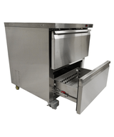 Koel-/Vrieskast | 185L | RVS | -18°C/-21°C & +1°C/+4°C | Geforceerd | 2 Laden (GN) | 705x785x850(h)mm