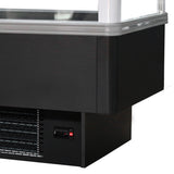 Combisteel Koel-Vrieseiland | Zwart | 260L | +2°C/+6°C | -15°C/-18°C | Geforceerd | 1530x995x950(h)mm | 7090.0055