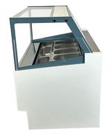 Schepijsvitrine KOMODO | 189L | 6x 5L | -16°C/-18°C | Geforceerd | 910x880x1300(h)mm