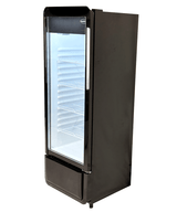 Glasdeur Koelkast | Laag Model | 240L | Zwart | +1°C/+10°C | Geforceerd | Wielen | 540x560x1525(h)mm