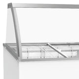 Combisteel Schepijsvitrine | FLORES | Energiezuinig | 371L | 7x 5L | -18°C/-24°C | Statisch | 1318x659x1315(h)mm | 7151.0010