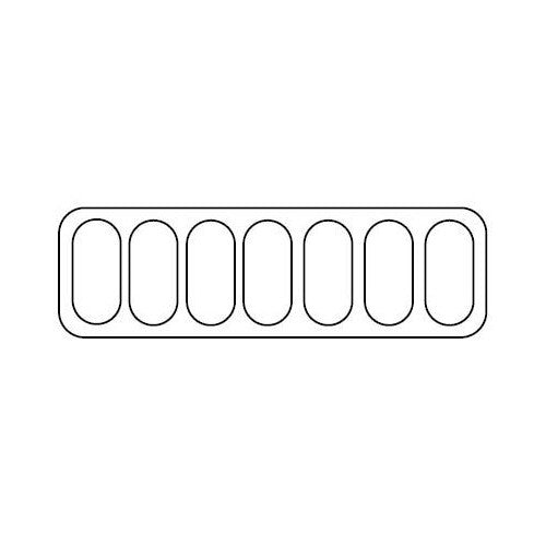 Combisteel Schepijsvitrine | FLORES | Energiezuinig | 371L | 7x 5L | -18°C/-24°C | Statisch | 1318x659x1315(h)mm | 7151.0010