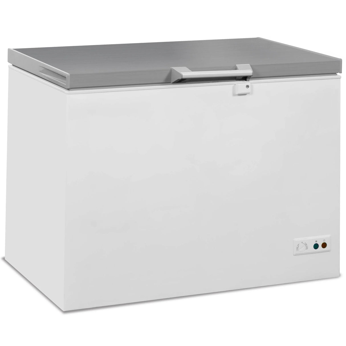 Combisteel vrieskist 305L | tot -18°C /-24°C| wit/RVS | klapdeksels | 1041x743x840(h)mm | 7151.1105