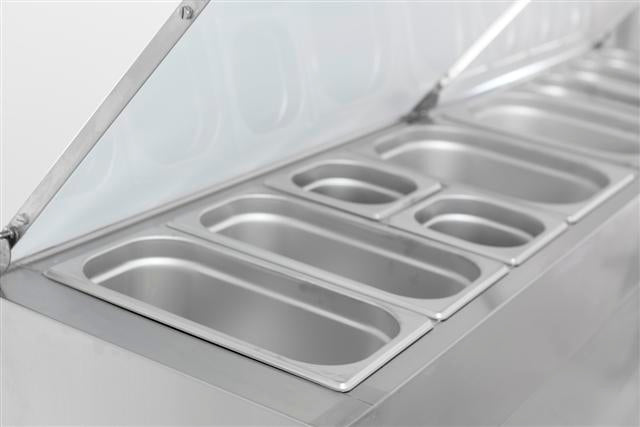 Gekoeld saladette | 8x 1/3 GN | +2°C/+8°C | Geforceerd | 1795x700x1085(h)mm