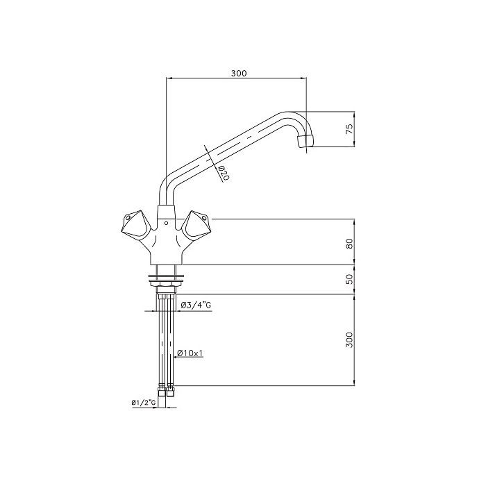 Meng Zwenkkraan | Combisteel 7212.0010