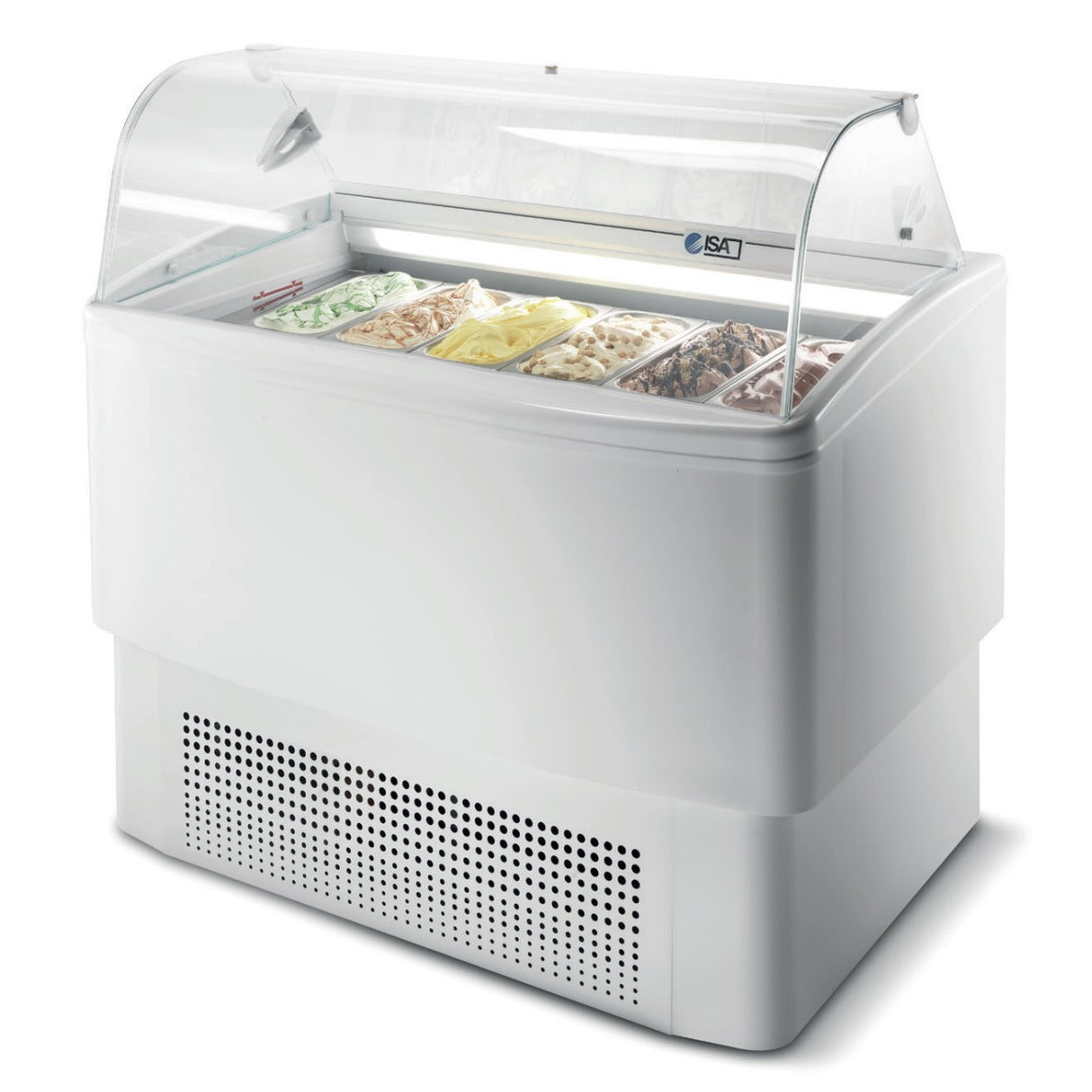 Combisteel Schepijsvitrine | FIJI | 383L | 7x 5L | -14°C/-16°C | Geforceerd | 1354x630x1247(h)mm | 7295.0015