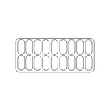 Combisteel Schepijsvitrine | MILLENIUM | 970L | 18x 5L | -14°C/-16°C | Geforceerd | 1661x1054x1356(h)mm | 7295.0050