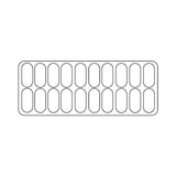 Combisteel Schepijsvitrine | MILLENIUM | 1080L | 20x 5L | -14°C/-16°C | Geforceerd | 1826x1054x1356(h)mm | 7295.0055