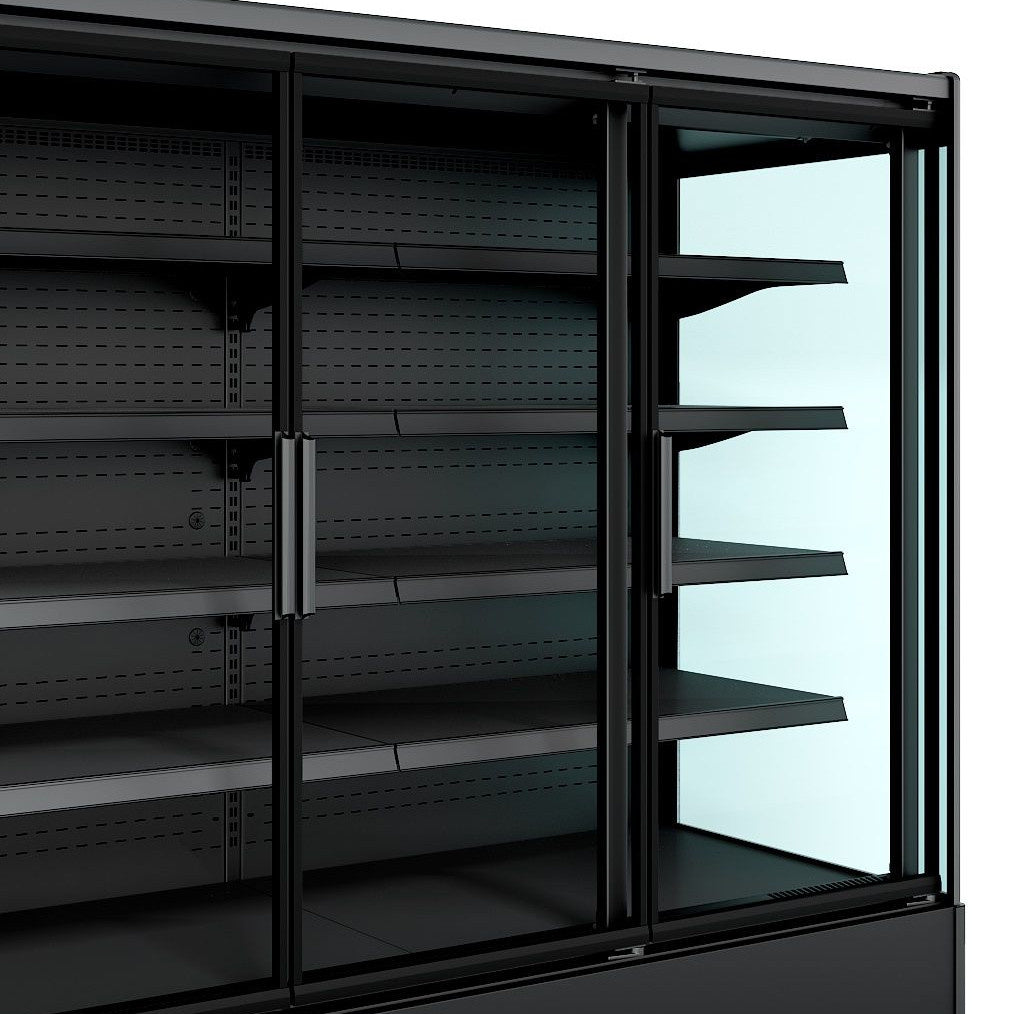 Combisteel Wandkoeling met deuren | 4 schappen | +2°C/+4°C | Geforceerd | 1935x665x1500(h)mm | 7350.0060