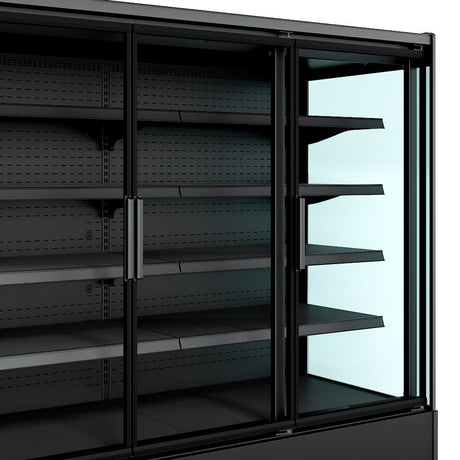 Combisteel Wandkoeling met deuren | 4 schappen | +2°C/+4°C | Geforceerd | 1935x665x1500(h)mm | 7350.0060