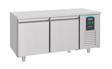 Bakkers-koelwerkbank | 380L | 2 Deuren | -2°C/+8°C | Geforceerd | 1550x800x850(h)mm