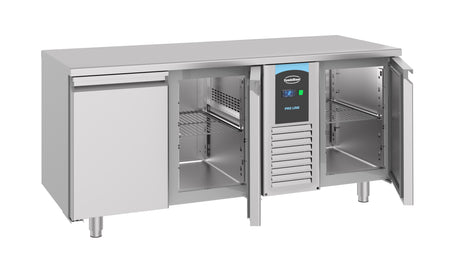 Vrieswerkbank | ENERGY LINE | RVS | 474L | 3 Deuren | -10°C/-22°C | Geforceerd | 1785x700x850(h)mm