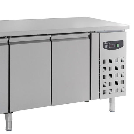 Combisteel Koelwerkbank | 553L | 4 Deuren | +2°C/+8°C | Geforceerd | 2230x700x850(h)mm | 7950.0084