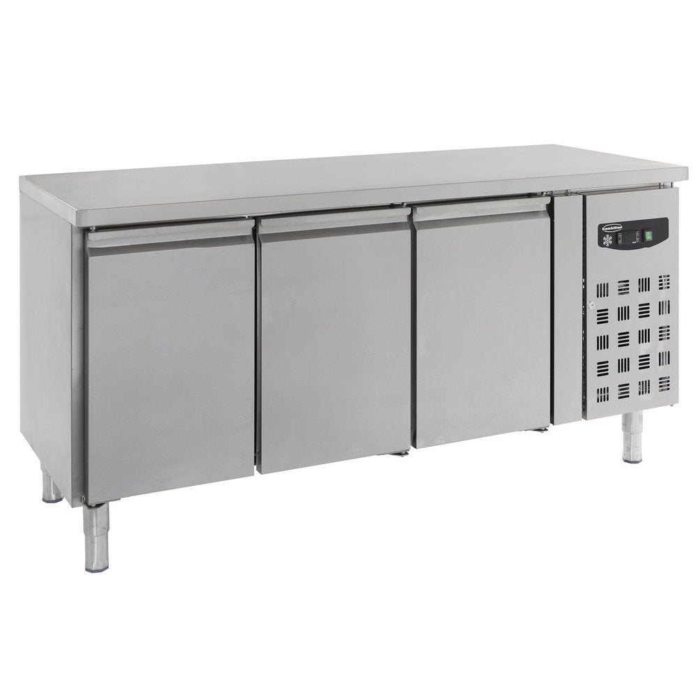 Combisteel Koelwerkbank | 417L | 3 Deuren | +2°C/+8°C | Geforceerd | 1795x700x850(h)mm | 7950.0082