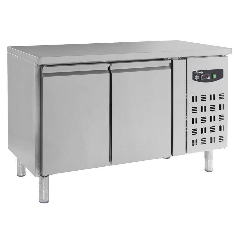 Combisteel Koelwerkbank | 282L | 2 Deuren | +2°C/+8°C | Geforceerd | 1360x700x850(h)mm | 7950.0080