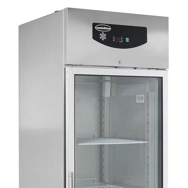 Combisteel Horeca Koelkast | RVS | 597L | Glasdeur | +2°C/+8°C | Geforceerd | 740x830x2010(h)mm | 7450.0152