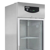 Combisteel Horeca Koelkast | RVS | 597L | Glasdeur | +2°C/+8°C | Geforceerd | 740x830x2010(h)mm | 7450.0152
