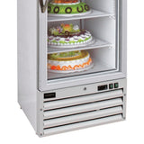 Combisteel Glasdeur Vrieskast | Wit | 578L | 1 Deur | -18°C/-24°C | Statisch | 680x700x1990(h)mm | 7450.0165