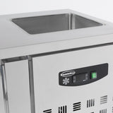 Combisteel Koelwerkbank | Spoelbak | 2 Deuren | -2°C/+8°C | Geforceerd | 1510x700x860(h)mm | 7450.0210