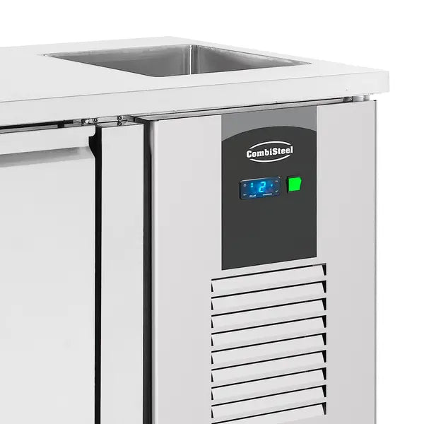 Combisteel Koelwerkbank | STANDARD LINE | 400L | 3 Deuren (1/1 GN) | -2°C/+8°C | Geforceerd | Spoelbak | 2020x700x860(h)mm | 7450.0215