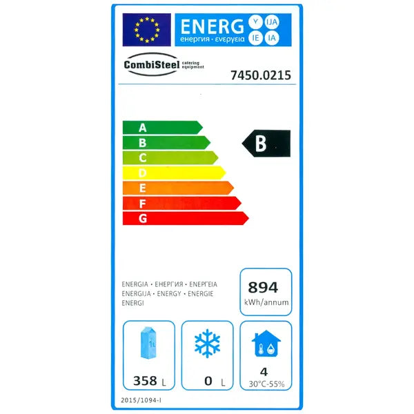Combisteel Koelwerkbank | STANDARD LINE | 400L | 3 Deuren (1/1 GN) | -2°C/+8°C | Geforceerd | Spoelbak | 2020x700x860(h)mm | 7450.0215