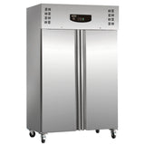 Combisteel RVS Vrieskast | 1200L | -10°C/-20°C | Statisch met ventilator | 1340x810x2010(h)mm | 7450.0415