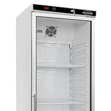 Combisteel Glasdeur Koelkast | ENERGY LINE | 350L | Wit | +2°C/+8°C | Statisch + Ventilator | 600x585x1855(h)mm | 7450.0557