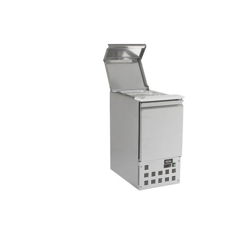 Combisteel gekoeld saladette | 1x 1/1 GN | +2°C/+8°C | Statisch met ventilator | 435x700x870(h)mm | 7450.0425