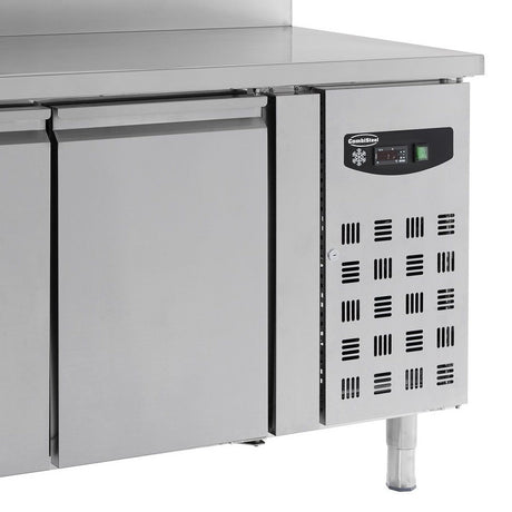 Combisteel Koelwerkbank | Opstaande Rand | 616L | 4 Deuren | +2°C/+8°C | Geforceerd | 2230x700x850/950(h)mm | 7450.0784