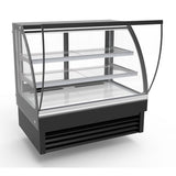Combisteel Koelvitrine | 236L | Zwart | +2°C/+8°C | 3 Schappen | 1200x680x1200(h)mm | 7450.0805