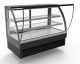 Combisteel Koelvitrine | 298L | Zwart | +2°C/+8°C | 3 Schappen | 1500x680x1200(h)mm | 7450.0810