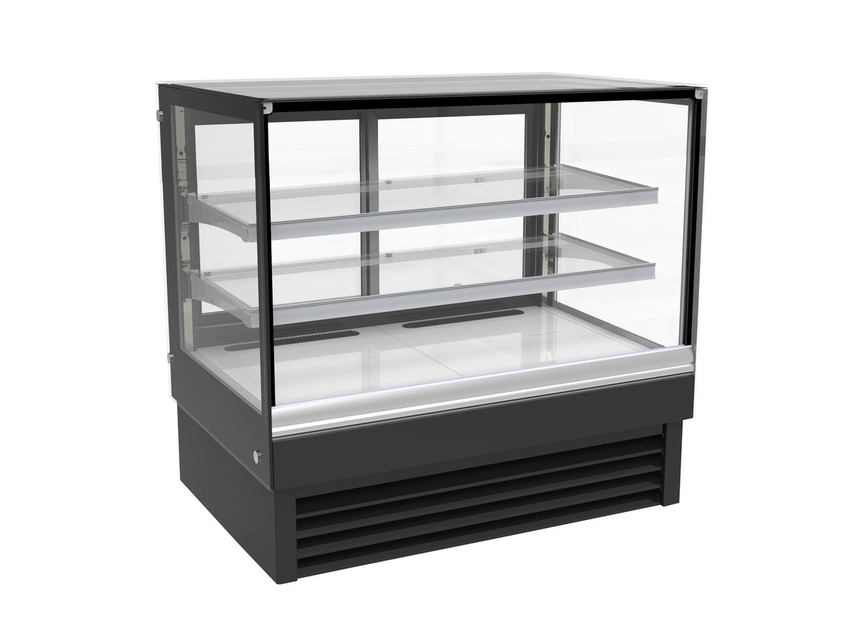 Combisteel Koelvitrine | 257L | Zwart | +2°C/+8°C | 3 Niveaus | 1200x680x1200(h)mm | 7450.0825