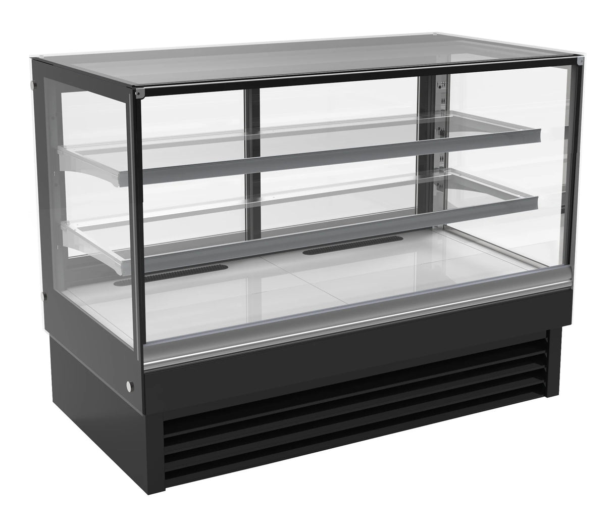 Combisteel Koelvitrine | 324L | Zwart | +2°C/+8°C | 3 Niveaus | 1500x680x1200(h)mm | 7450.0830