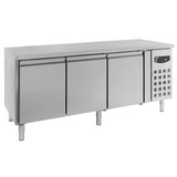 Combisteel Bakkers-koelwerkbank | 635L | 3 Deuren | +2°C/+8°C | Geforceerd | 2020x800x860(h)mm | 7450.1220