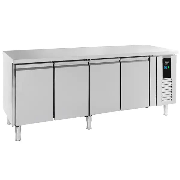 Combisteel Koelwerkbank | Energy Line | 4 Deuren | +2°C/+8°C | Geforceerd | 2230x700x860(h)mm | 7450.5010