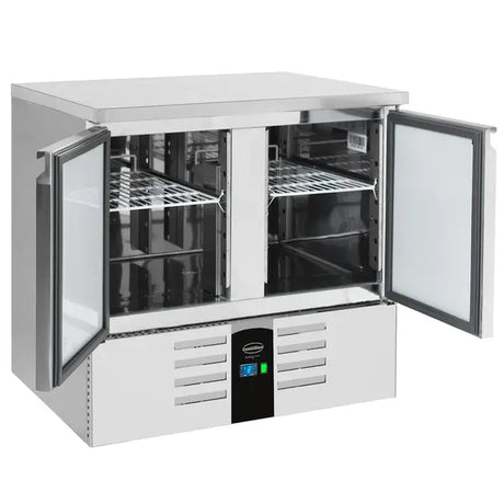 Combisteel Koelwerkbank | ENERGY LINE | 257L | 2 Deuren | +2°C/+8°C | Geforceerd | 900x700x870(h)mm | 7450.5100