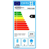 Combisteel Koelwerkbank | ENERGY LINE | 257L | 2 Deuren | +2°C/+8°C | Geforceerd | 900x700x870(h)mm | 7450.5100