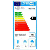 Combisteel Koelwerkbank | ENERGY LINE | 257L | 1 Deur met 2 Laden | +2°C/+8°C | Geforceerd | 900x700x875(h)mm | 7450.5105