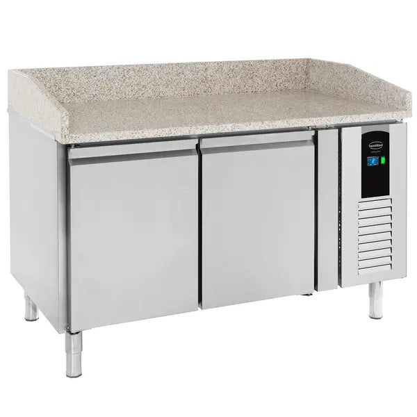 Combisteel Pizza Koelwerkbank | ENERGY LINE | 268L | 2 deuren | +2°C/+8°C | Geforceerd | 1510x800x1000(h)mm | 7450.5200