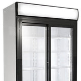 Combisteel Horeca Koelkast Wit | 780L | Schuifdeuren | +2°C/+10°C | Geforceerd | 1120x595x2100(h)mm | 7455.1396