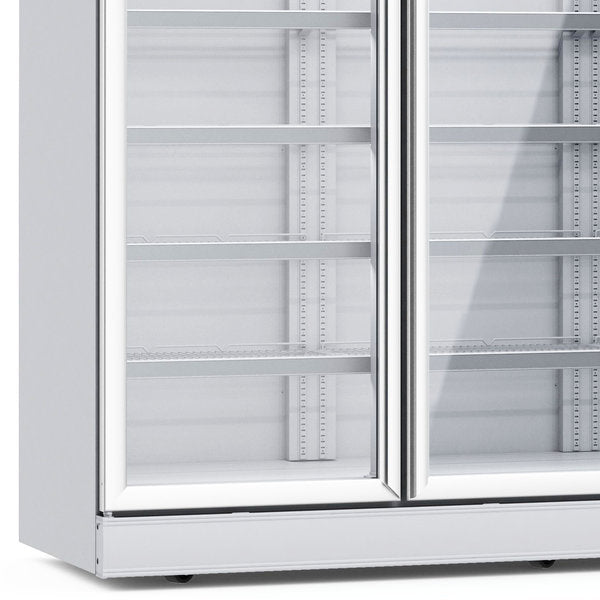 Combisteel Glasdeur Koelkast Wit | 1530L | 3 Glasdeuren | 0°C/+10°C | Geforceerd | 1880x710x2092(h)mm | 7455.2410