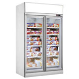 Combisteel Glasdeur Vrieskast | Wit | 960L | 2 deuren | -18°C/-22°C | Geforceerd | 1235x710x2092(h)mm | 7455.2420