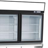 Combisteel Wandvriezer | Zwart | -18°C/-22°C | 1454x890x2102(h)mm | 7455.2530