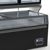 Combisteel Wandvriezer | Zwart | -18°C/-22°C | 2104x890x2102(h)mm | 7455.2535