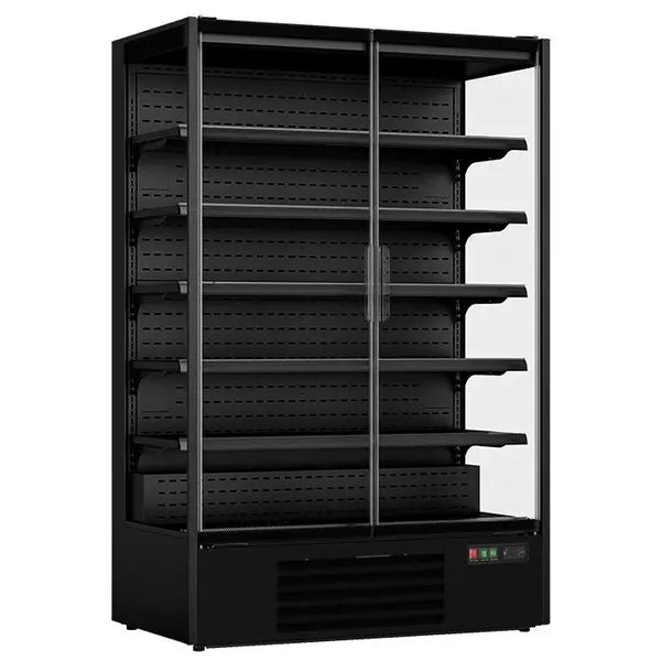 Combisteel Wandkoeling | MARCO | Zwart | 1292L | -1°C/+5°C | Geforceerd | 5 Etages | Draaideuren | 1310x740x2010(h)mm | 7455.3100