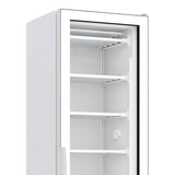 Combisteel Glasdeur Vrieskast | Energiezuinig | Smal Model | Wit | 221L | -18°C/-24°C | Statisch | 494x521x1915(h)mm | 7464.0050